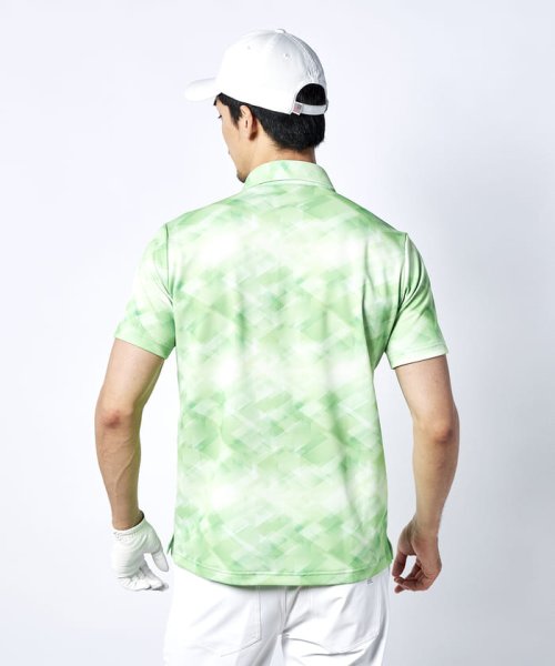 Munsingwear(マンシングウェア)/SUNSCREENグラデーションプリント半袖シャツ(UV CUT(UPF15)/吸汗速乾/遮熱/クーリング(効果)【アウトレット/img13