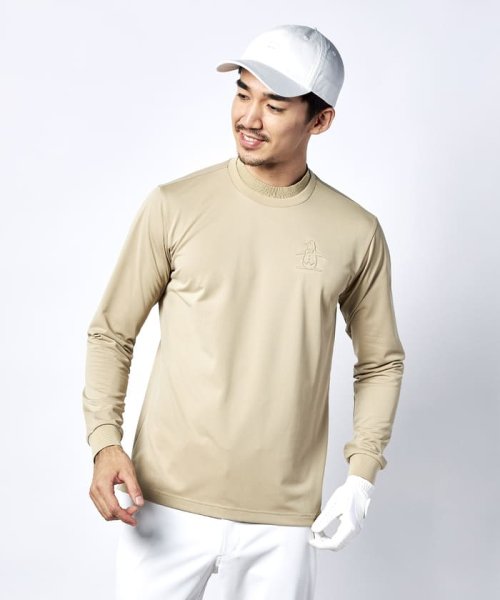 Munsingwear(マンシングウェア)/OUTLASTペンギンエンボスモックネック長袖シャツ(吸汗速乾/UV CUT(UPF15)/遮熱/クーリング(効果)【アウトレ/img11