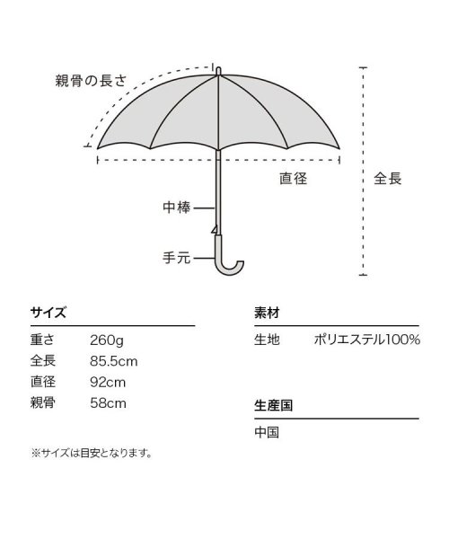 Wpc．(Wpc．)/【Wpc.公式】雨傘 カメリア  58cm 軽量 軽くて丈夫 晴雨兼用 レディース 傘 長傘/img08