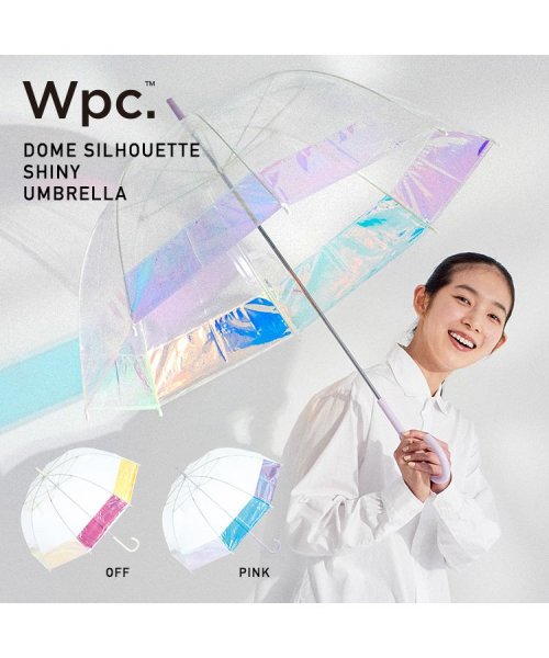 Wpc．(Wpc．)/【Wpc.公式】［ビニール傘］ドームシルエットシャイニーアンブレラ  60cm レディース 長傘/img11