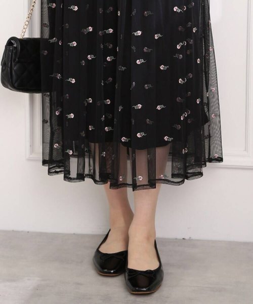 Couture Brooch(クチュールブローチ)/【すぐに着まわせる、春アイテム】チュール刺繍スカート/img19
