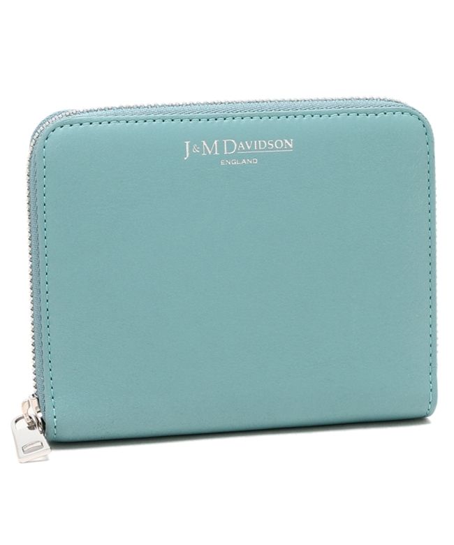 ジェイアンドエムデヴィッドソン 二つ折り財布 ミニ財布 コインケース ブルー レディース J&M DAVIDSON SSZW0XXSCXX 455S