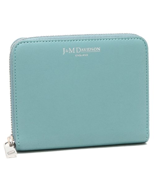 J&M DAVIDSON(ジェイアンドエム　デヴィッドソン)/ジェイアンドエムデヴィッドソン 二つ折り財布 ミニ財布 コインケース ブルー レディース J&M DAVIDSON SSZW0XXSCXX 455S/img01