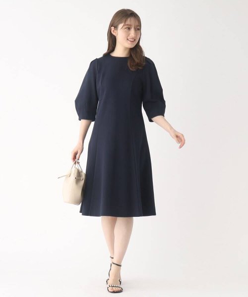 index(インデックス)/【DRESS】ダブルフェイス フィット＆フレアワンピース/img18