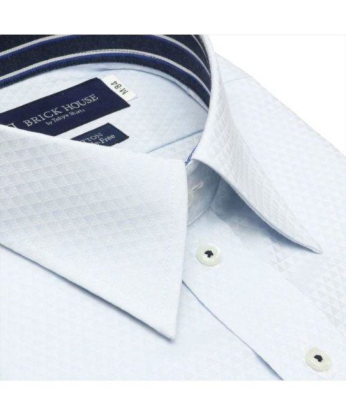 TOKYO SHIRTS(TOKYO SHIRTS)/【超形態安定】 レギュラーカラー 長袖 形態安定 ワイシャツ 綿100%/img02