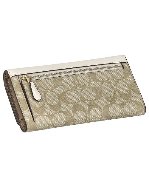 COACH(コーチ)/コーチ C5966 長財布 SLIM TRIFOLD WALLET スリム シグネチャー レディース/img03