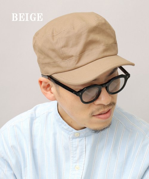 Besiquenti(ベーシックエンチ)/キャンバス ショートバイザー ワークキャップ シンプル カジュアル 帽子 メンズ/img10
