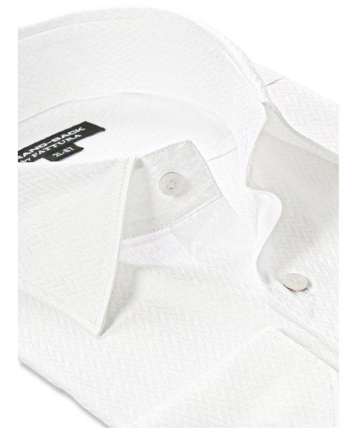GRAND-BACK(グランバック)/【大きいサイズ】ファットゥーラ/FATTURA 日本製 綿100％ レギュラーカラー 長袖 ワイシャツ/img01