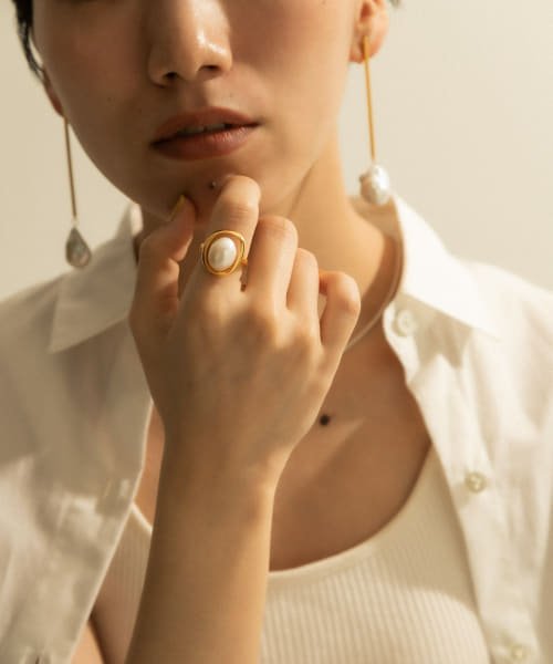 SMELLY(スメリー)/SMELLY so’　baroque pearl bar earring/img03