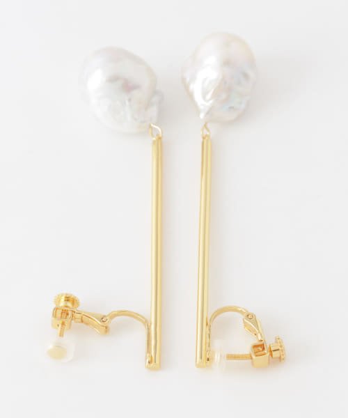 SMELLY(スメリー)/SMELLY so’　baroque pearl bar earring/img06