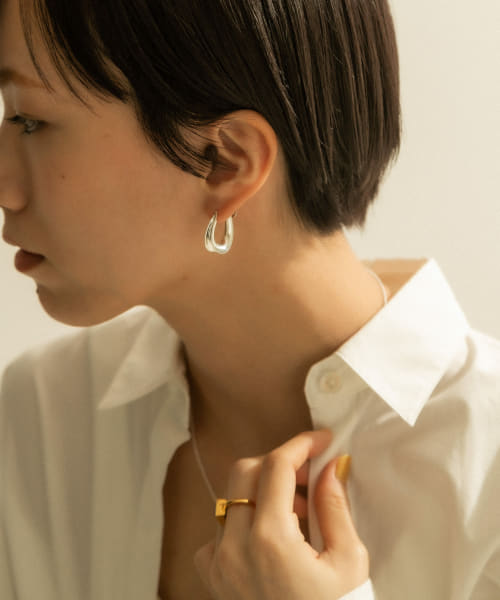 SMELLY so' curve earring(505168709) | スメリー(SMELLY) - MAGASEEK