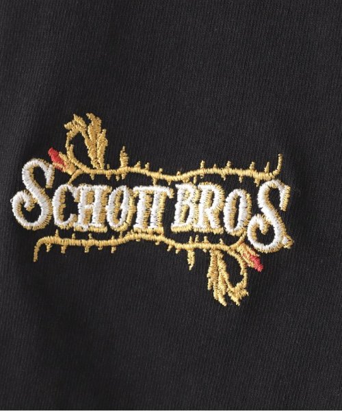 Schott(ショット)/S/S T－SHIRT "EMBROIDERED　SCHOTT　BROS."/刺繍Tシャツ "ショットブロス/img13