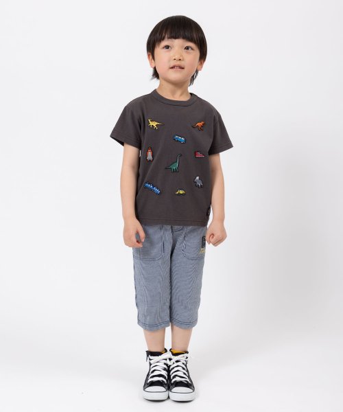 KP BOY(ケーピーボーイ)/KPBOY(ケーピーボーイ)恐竜柄天竺半袖Tシャツ(100～130)/img03