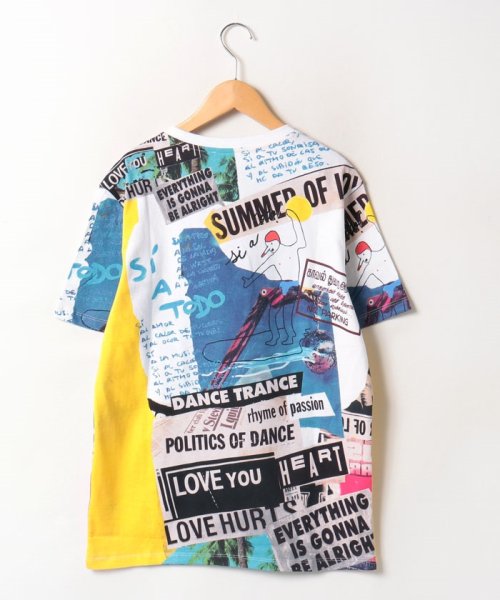 Desigual(デシグアル)/ニュースペーパー 半袖Tシャツ/img06