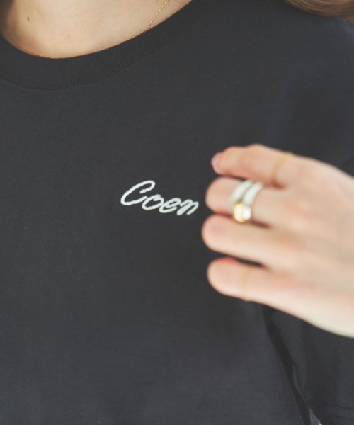 coen(coen)/coen（コーエン）刺繍ロゴTシャツ/img06