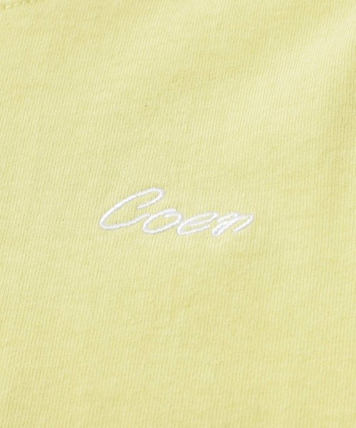 coen(coen)/coen（コーエン）刺繍ロゴTシャツ/img42