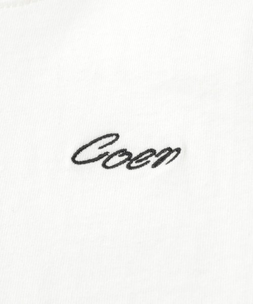 coen(coen)/coen（コーエン）刺繍ロゴTシャツ/img43