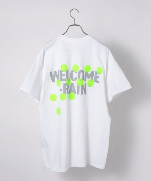 SHIPS any MEN(シップス　エニィ　メン)/【SHIPS any別注】Welcome－rain: NEON RAINDROPS Tシャツ/img02