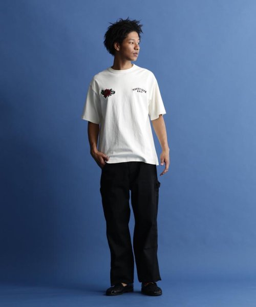 Schott(ショット)/S/S T－SHIRT "SOUVENIR EMBROIDERED"/スーベニア刺繍 Tシャツ/img16