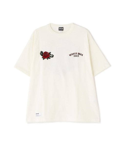 Schott(ショット)/S/S T－SHIRT "SOUVENIR EMBROIDERED"/スーベニア刺繍 Tシャツ/img18