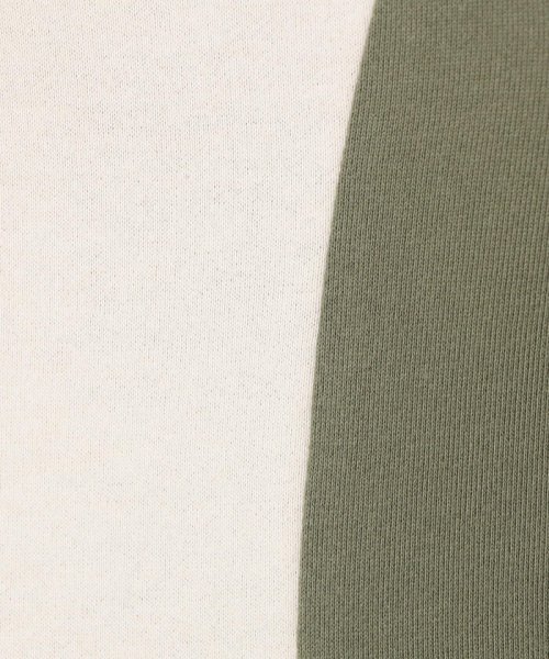 Purple & Yellow(パープル＆イエロー)/裏毛 ワイドシルエット サイドポケット付 ５分袖パーカ/img30