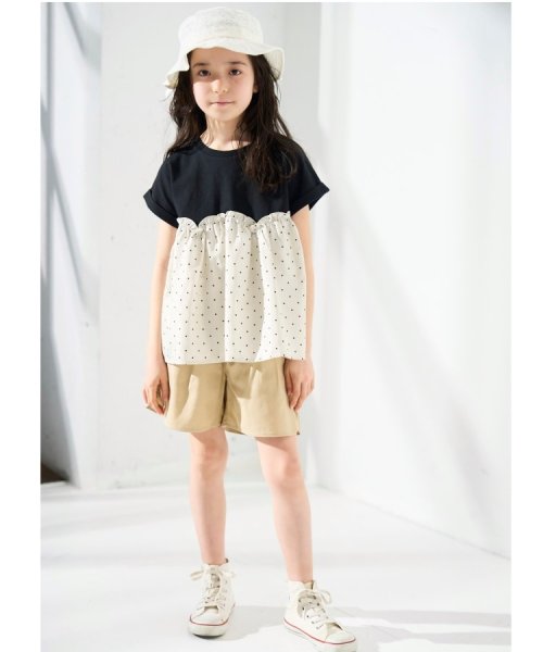 SHOO・LA・RUE(Kids) (シューラルーキッズ)/ウエストリボンショートパンツ/img10