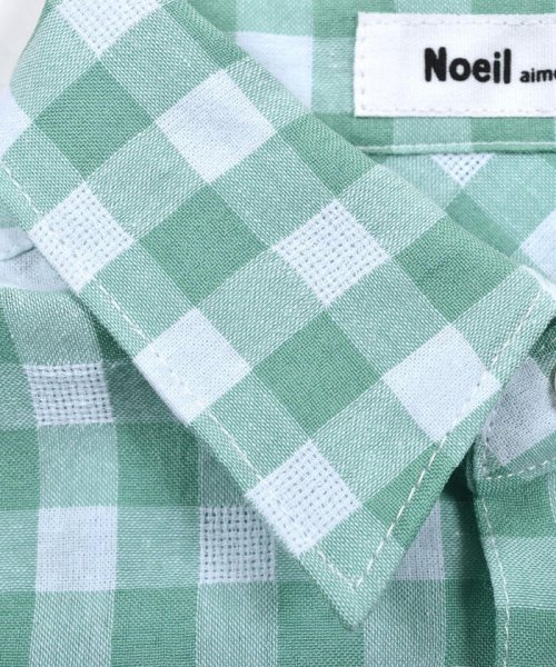 Noeil aime BeBe(ノイユ　エーム　べべ)/【 お揃い 】 胸 ポケット 付き チェック シャツ (90~130cm)/img16