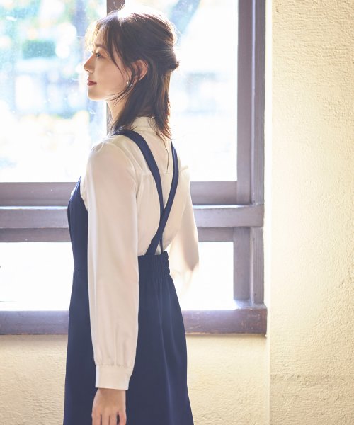 クロップドテーラードジャケット＆マーメイドワンピーススーツ「SU1189」 ジャケット ワンピース スタイルアップを叶えてくれます 軽やかに揺れるマーメイドラインのジャンパースカート 7号 9号 11号 13号 15号 95％　ポリウレタン