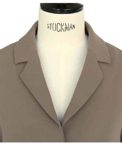 クロップドテーラードジャケット＆マーメイドワンピーススーツ「SU1189」 ジャケット ワンピース スタイルアップを叶えてくれます 軽やかに揺れるマーメイドラインのジャンパースカート 7号 9号 11号 13号 15号 95％　ポリウレタン