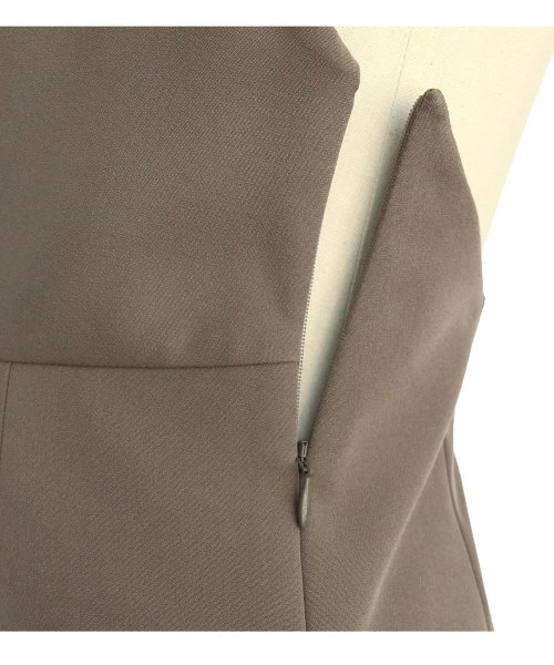 クロップドテーラードジャケット＆マーメイドワンピーススーツ「SU1189」 ジャケット ワンピース スタイルアップを叶えてくれます 軽やかに揺れるマーメイドラインのジャンパースカート 7号 9号 11号 13号 15号 95％　ポリウレタン