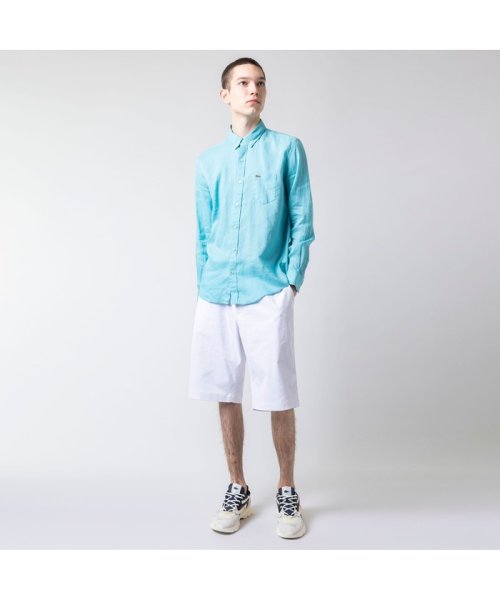 LACOSTE Mens(ラコステ　メンズ)/リネンボタンダウンシャツ/img04