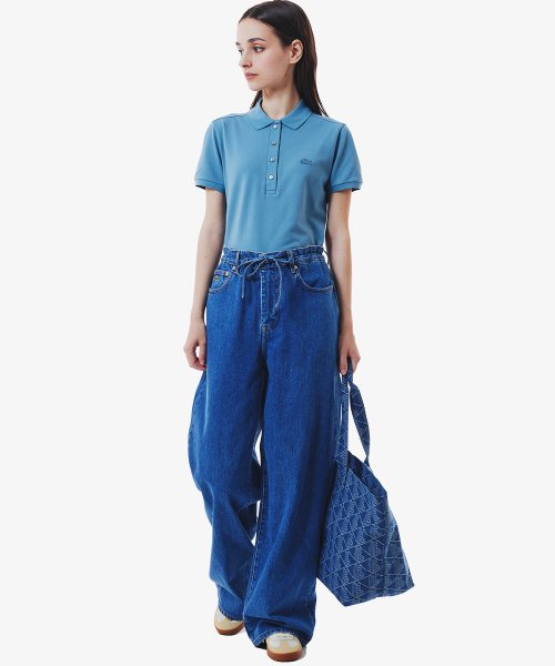 スリムフィット ストレッチコットンピケポロ（半袖） 商品説明色合い鮮やかなストレッチコットンピケ素材を使用した、スリムフィットのポロシャツ。光沢感のある４ボタンのリブポロカラ U1479075062(11440円)