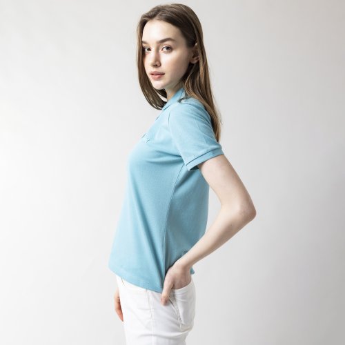 スリムフィット ストレッチコットンピケポロ（半袖） 商品説明色合い鮮やかなストレッチコットンピケ素材を使用した、スリムフィットのポロシャツ。光沢感のある４ボタンのリブポロカラ U1479075062(11440円)