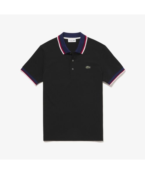 LACOSTE Mens(ラコステ　メンズ)/トリコロールリブニットポロシャツ/img04