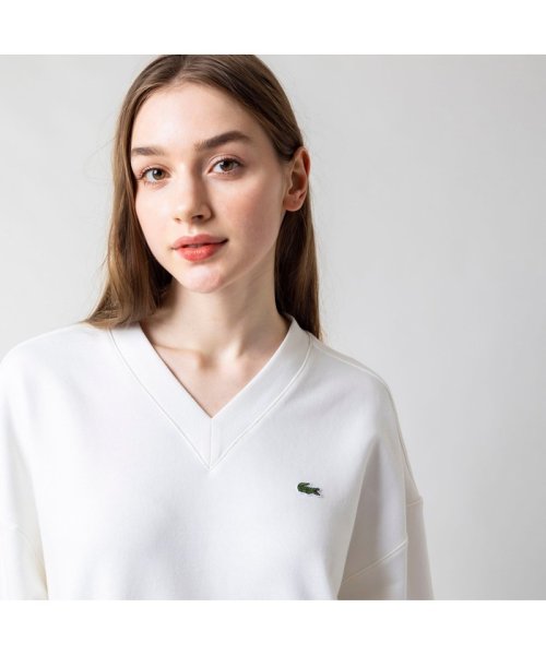 LACOSTE(ラコステ)/Vネックスウェットワンピース/img04