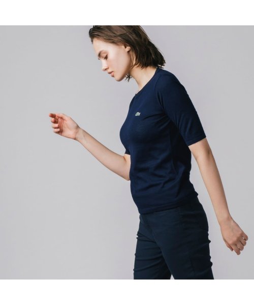 LACOSTE(ラコステ)/UVカット 吸水速乾 ウォッシャブル COOLMAX クールマックス ニット 半袖Tシャツ/img09