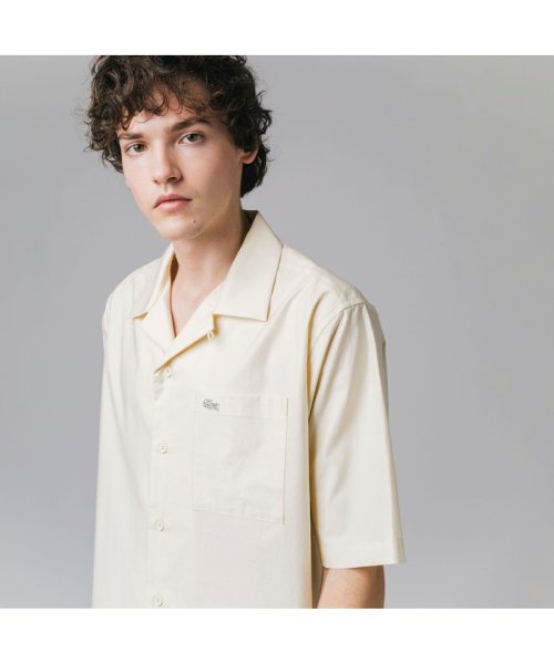 LACOSTE Mens(ラコステ　メンズ)/コットンバックサテンオープンカラーシャツ/img01