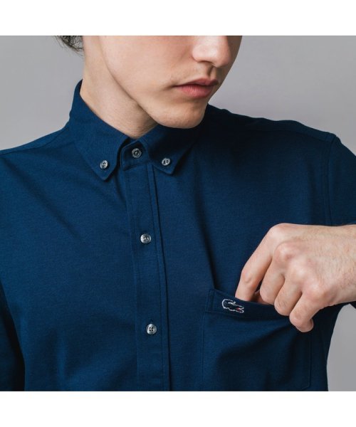 クールマックスブレンド鹿の子地シャツ Regular