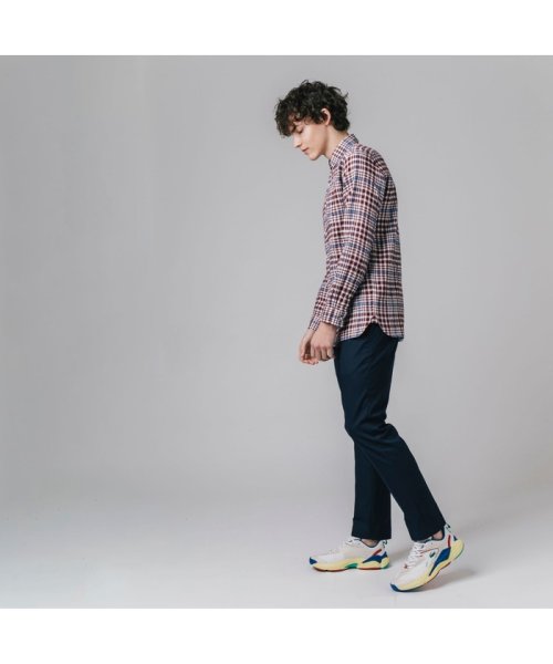 LACOSTE Mens(ラコステ　メンズ)/リネンチェックボタンダウンシャツ/img14