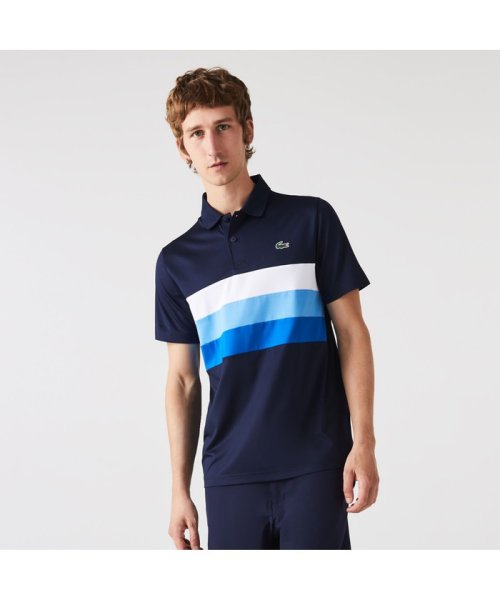 LACOSTESPORTS MENS(ラコステスポーツ　メンズ)/トリコロールカラーブロックゴルフポロシャツ/img06