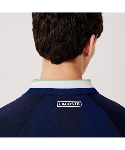 LACOSTESPORTS MENS(ラコステスポーツ　メンズ)/ビッグストライプラグランプルオーバーポロシャツ/img09