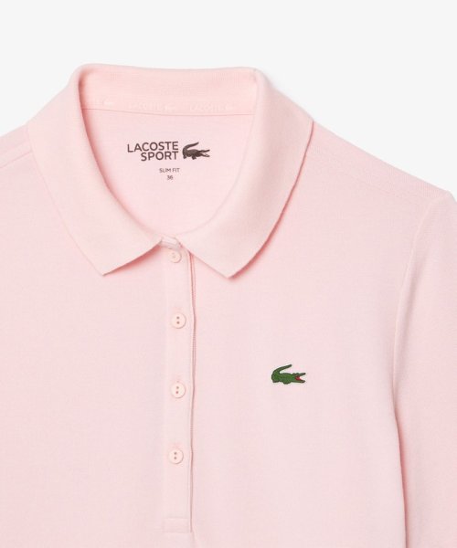 LACOSTESPORTS LADYS(ラコステスポーツ　レディース)/【EC限定】オーガニックコットン 鹿の子 ウィメンズソリッドゴルフポロシャツ/img05