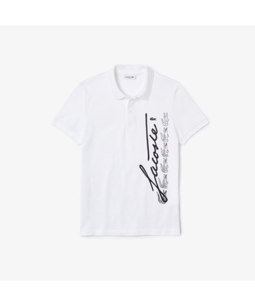 LACOSTE Mens(ラコステ　メンズ)/スクリプトブランドネームロゴプリントポロシャツ/img08