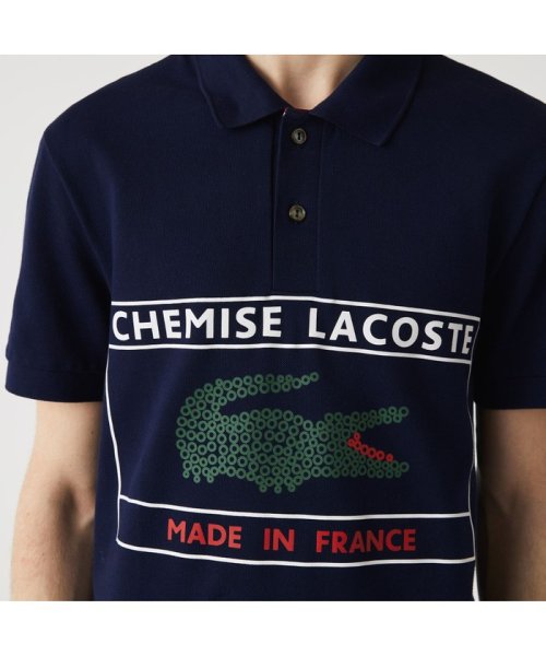 LACOSTE Mens(ラコステ　メンズ)/メイドインフランスボックスプリントポロシャツ/img01