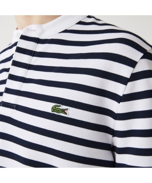 LACOSTE Mens(ラコステ　メンズ)/スタンドカラーボーダーポロシャツ/img01