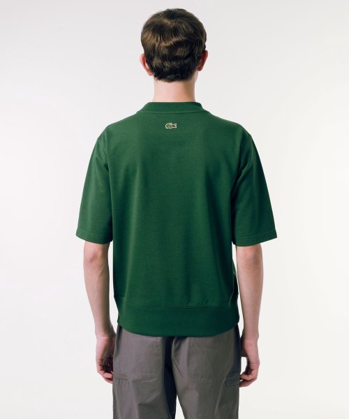 オーバーサイズクロックエンブレムスウェットTシャツ 