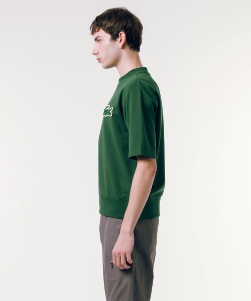 オーバーサイズクロックエンブレムスウェットTシャツ 