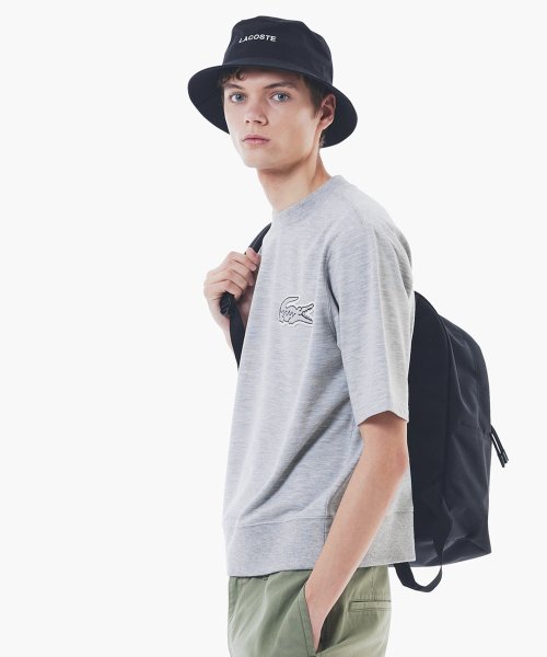 オーバーサイズクロックエンブレムスウェットTシャツ 