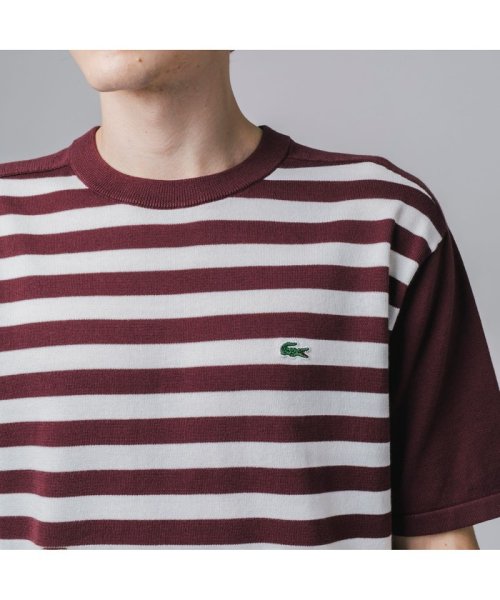 LACOSTE Mens(ラコステ　メンズ)/コットンニットマリンボーダーTシャツ/img02