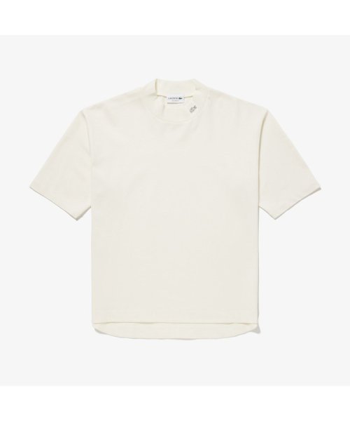 LACOSTE Mens(ラコステ　メンズ)/5分袖モックネックサマーニットTシャツ/img09